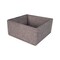 John Louis Home Half Cube Fabric Storage Bin, Tweed, Grey, 11 in W BIN-HC-T02 - alternate 1